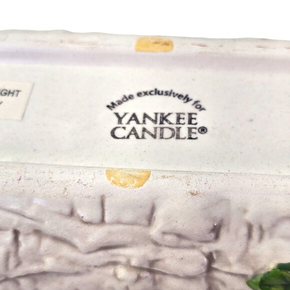 Yankee Candle Birch Log Tea Light Holder 3 Cup Holly Berry Winter Christmas Xmas - Picture 9 of 11